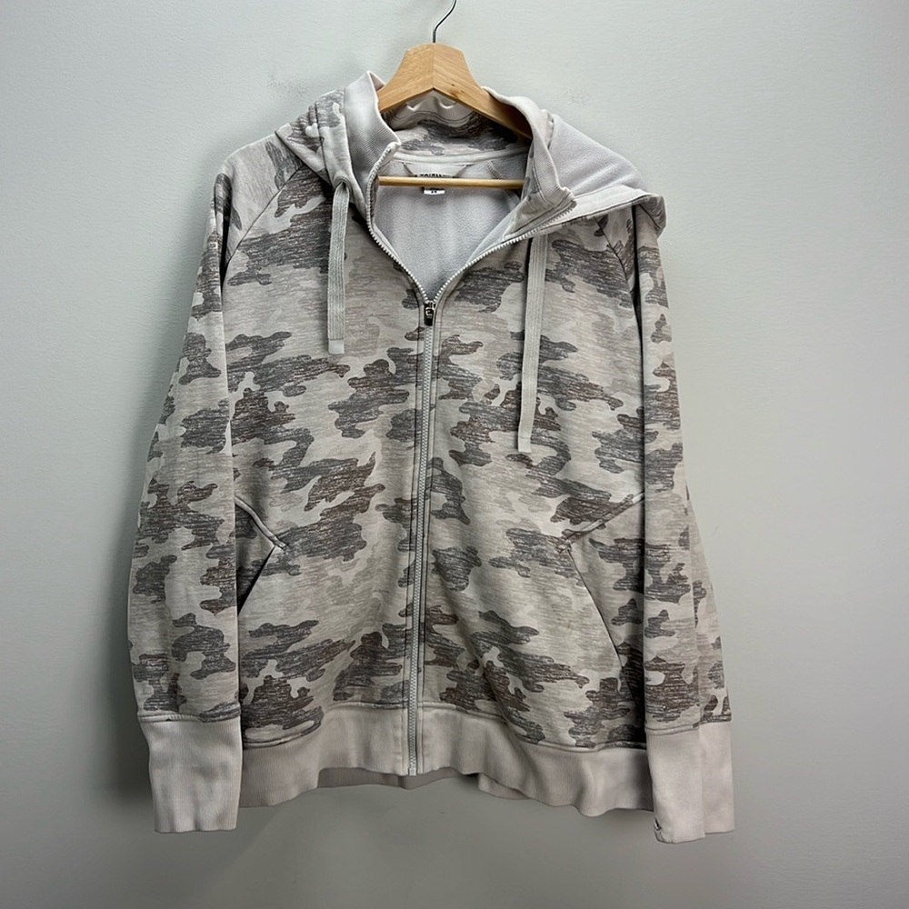 Athleta Gray Camo Hoodie